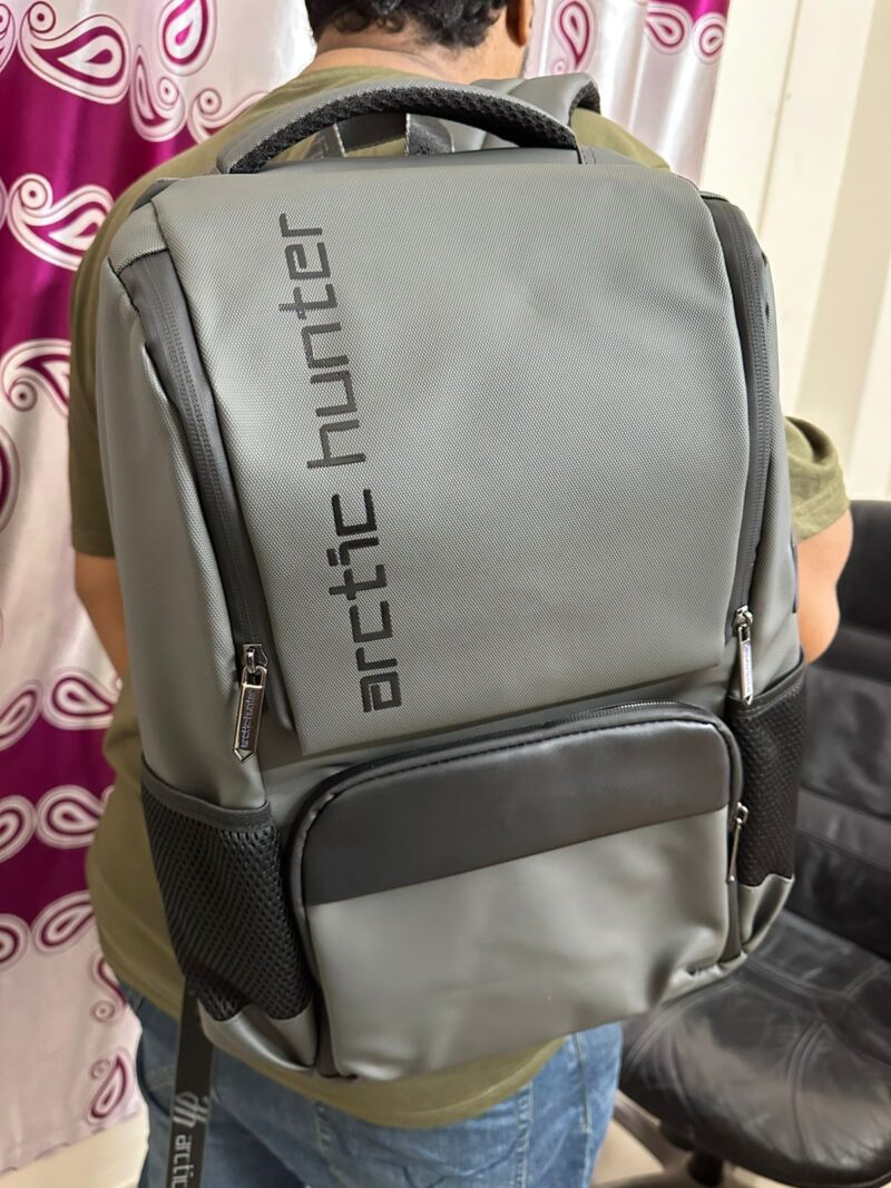 Arctic Hunter B00532 (Grey) Laptop Casual Multi-Function Oxford Waterproof Backpack Bag (Copy) - Image 3