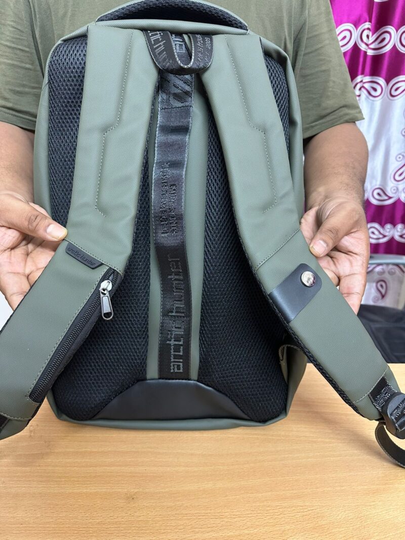 Arctic Hunter B00532 (Grey) Laptop Casual Multi-Function Oxford Waterproof Backpack Bag (Copy) - Image 5
