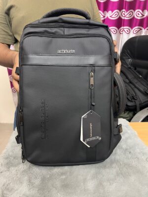 Arctic Hunter B00018 (Black)with lather strips  Laptop Casual Travel Multi-Function Oxford Waterproof Backpack Bag